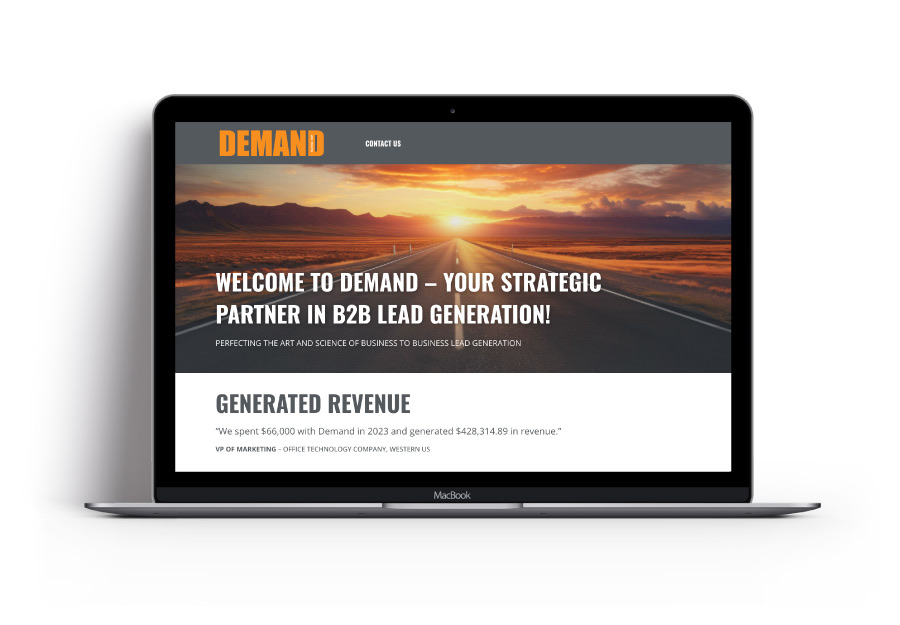 Demand – We Create