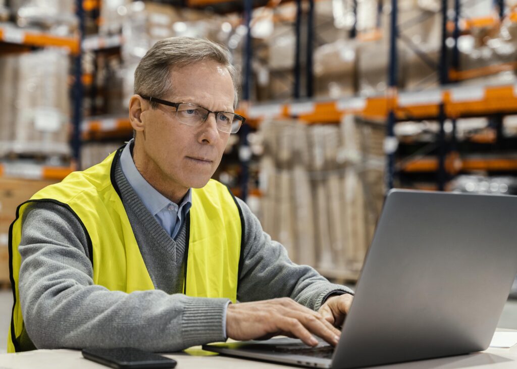 man-warehouse-working-laptop