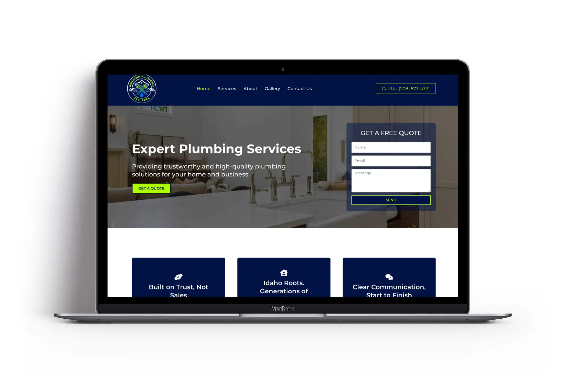 Penstar plumbing website