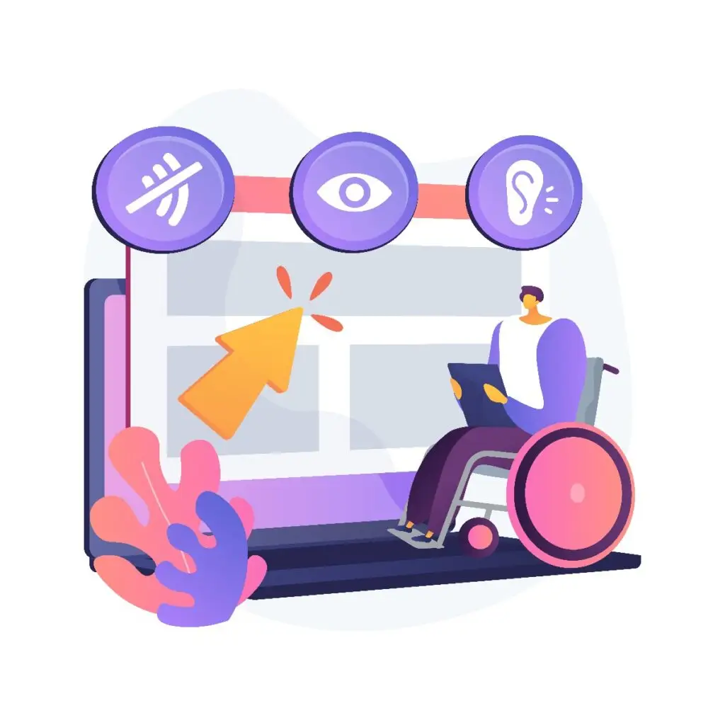 concept of accessible website design