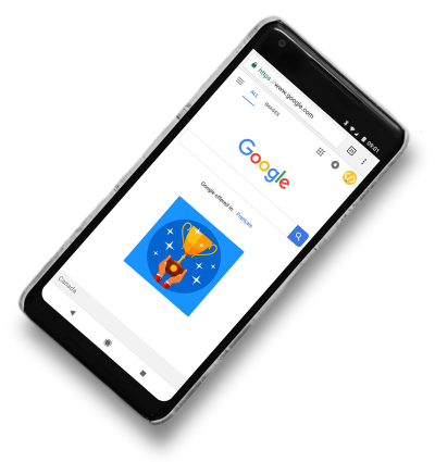 google-rewards2.png An image of a cellphone with Google displayed