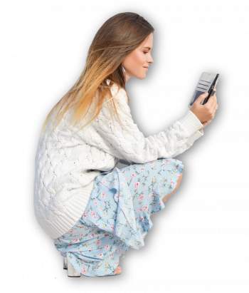 mobile-customer2.png An image of a girl on her phone
